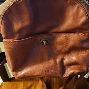 Margot leather small backpack